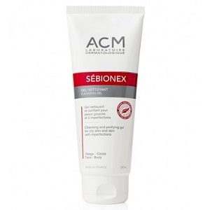 ACM Sébionex Gel nettoyant (200 ml) parapharmacie marrakech en ligne Beauté et Visage Soin visage : Type de peau