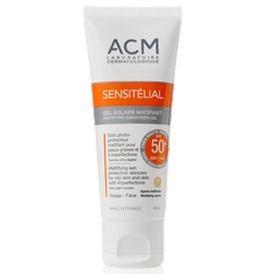 ACM Sensitelial Gel Ecran solaire spf 50 (40 ml) parapharmacie marrakech en ligne Corps
