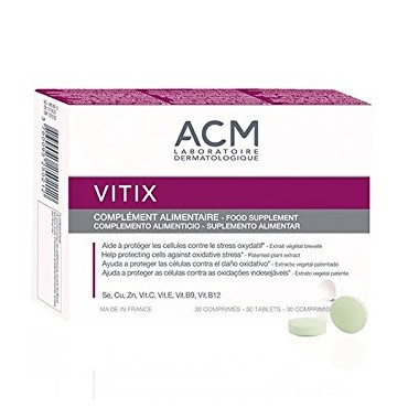 ACM Vitix 30 Comprimés parapharmacie marrakech en ligne Beauté et Visage