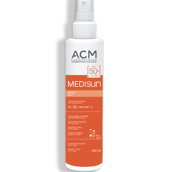 Acm Medisun Spray Spf50+ 200ml parapharmacie marrakech en ligne Soins solaires Type de soin
