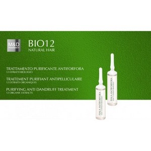 BIO12 Traitement Purifiant Anti-Pelliculaire 12 ampoules parapharmacie marrakech en ligne Cheveux Naturelle / BIO
