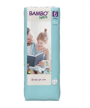 Bambo Nature Couches Taille 6 (16+ KG /40 U) parapharmacie marrakech en ligne Maman Bébé Change
