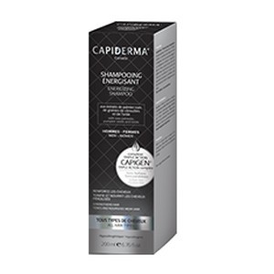 Capiderma Shampooing Anti-chute - Energisant tous types de cheveux 200 ml parapharmacie marrakech en ligne Cheveux Chute de cheveux - Calvitie