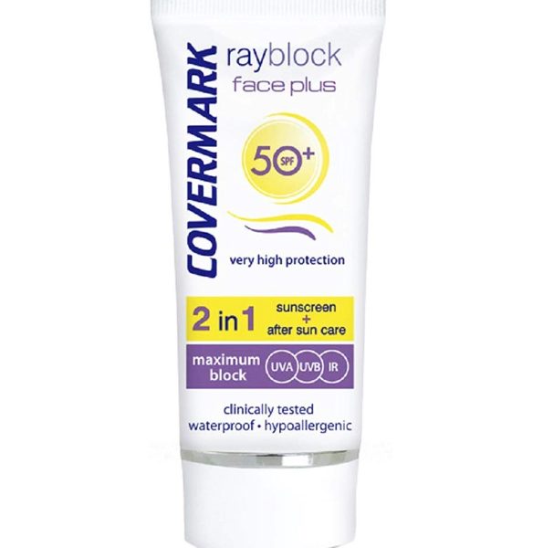 Covermark rayblock face plus normal beige spf50+ 50ml parapharmacie marrakech en ligne Soins solaires Soin solaire Visage
