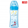 Dodie Biberon Initiation+ 330ml bleu tétine ronde 3 vitesses débit 3 parapharmacie marrakech targa Maman Bébé