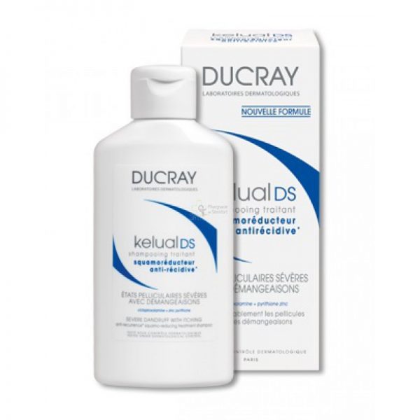 Ducray Kelual DS Shampooing (100 ml) parapharmacie marrakech en ligne Cheveux Cheveux Gras