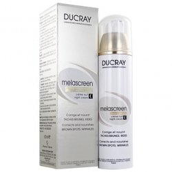 Ducray Melascreen Photo-vieillissement crème nuit 50 ml parapharmacie marrakech en ligne Beauté et Visage Eclaircissant - Dépigmentant