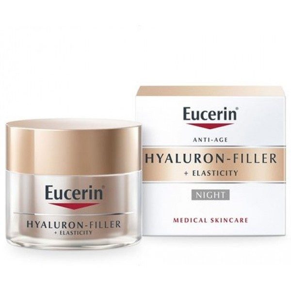 Eucerin Hyaluron-Filler +Elasticity Soin de Nuit - Anti-âge 50ml (remplace dermodensifyer) parapharmacie marrakech en ligne Beauté et Visage Soin visage : Type de peau