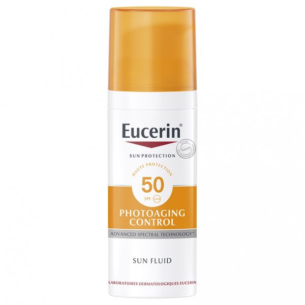 Eucerin sun fluide anti-age 50ml parapharmacie marrakech en ligne Soins solaires