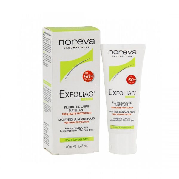 Exfoliac Ecran Fluide 50+ 40Ml parapharmacie marrakech en ligne Soins solaires