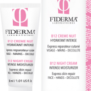 FIDERMA B12 crème nuit Hydratant Intense 30 ml parapharmacie marrakech en ligne Beauté et Visage Hydratants - Nourrissants