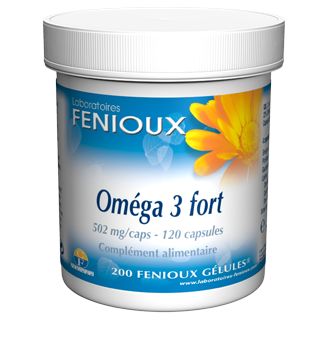 Fenioux Omega 3 fort 120 gélules parapharmacie marrakech en ligne Compléments alimentaires
