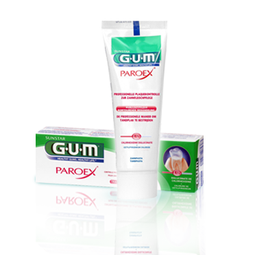 GUM PAROEX Gel Dentifrice Antiplaque-Gencives 75 ML parapharmacie marrakech en ligne Corps