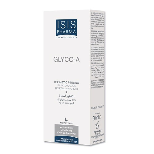 ISISPHARMA GLYCO-A 12% - Crème Rénovatrice Nuit (30 ml) parapharmacie marrakech en ligne Beauté et Visage Eclaircissant - Dépigmentant