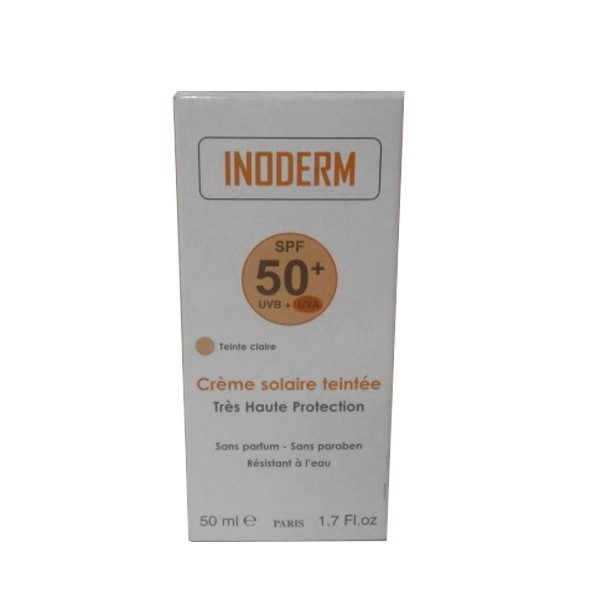 Inoderm ecran teinte claire 50ml parapharmacie marrakech en ligne Soins solaires