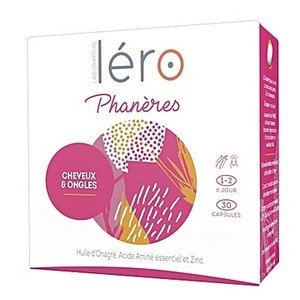 Léro phaneres Cheveux et ongles 30 capsules parapharmacie marrakech en ligne Compléments alimentaires