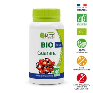 MGD Bio Guarana 300 mg 90 Gelules parapharmacie marrakech en ligne Compléments alimentaires Minceur