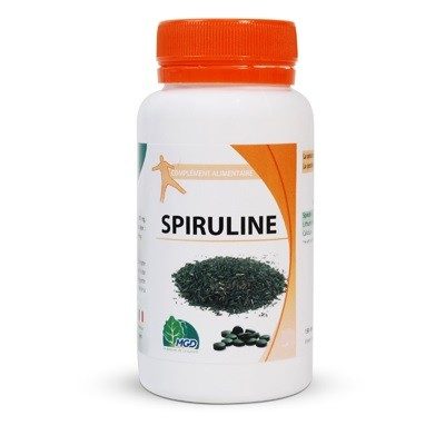 MGD NATURE SPIRULINE 100 gélules parapharmacie marrakech en ligne Compléments alimentaires Forme et Vitalité