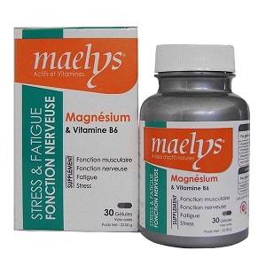 Maelys magnésium et vitamine B6 30 gèlules parapharmacie marrakech en ligne Compléments alimentaires Stress et sommeil
