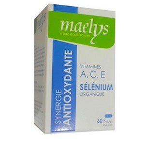 Maelys sélénium organique ACE antioxydante 60 gélules parapharmacie marrakech en ligne Compléments alimentaires Anti-âge