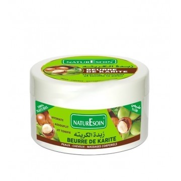 NaturEsoin Beurre de karité 100% naturel en pot de 150g parapharmacie marrakech en ligne Beauté et Visage