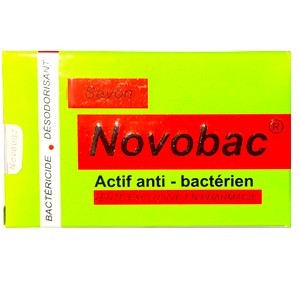 Novobac savon actif anti-bactérien 100g parapharmacie marrakech en ligne Beauté et Visage Anti imperfections