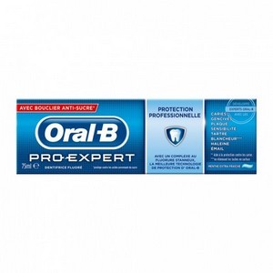 Oral-B Dentifrice Fluoré Pro-Expert Protection Professionnelle 75g parapharmacie marrakech en ligne Corps