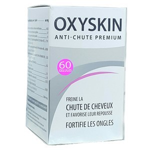 Oxyskin anti-chute premium 60 gélules parapharmacie marrakech en ligne Cheveux Chute de cheveux - Calvitie