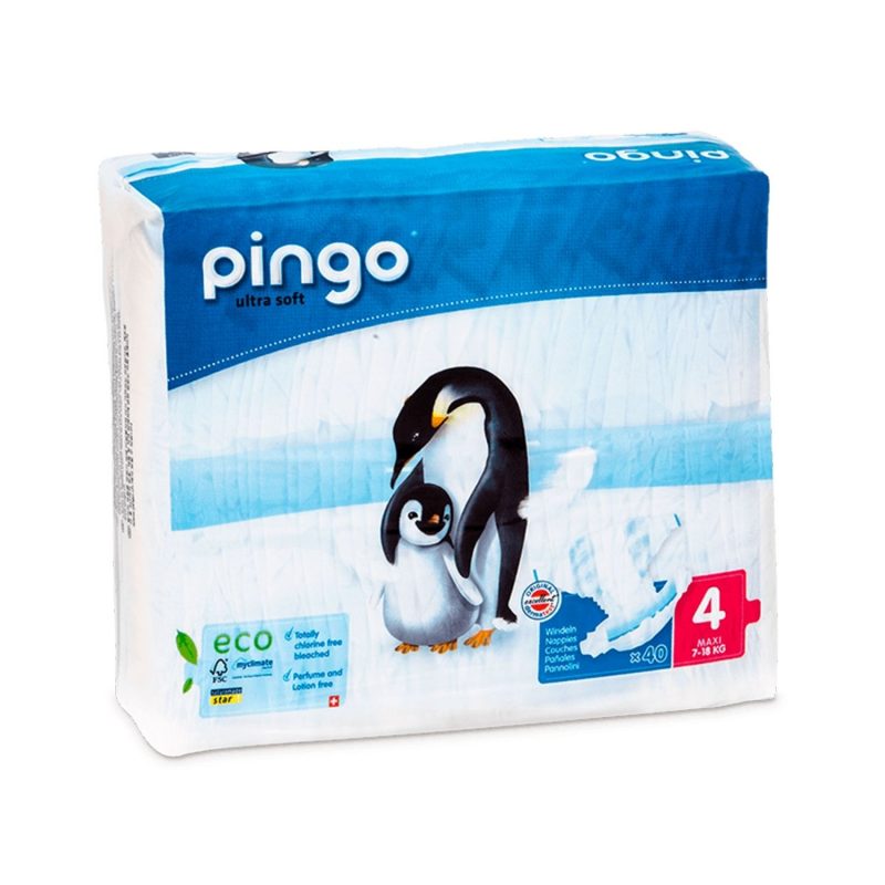 Pingo Couches Maxi Taille 4 7-18kg/2*40pcs parapharmacie marrakech targa Maman Bébé