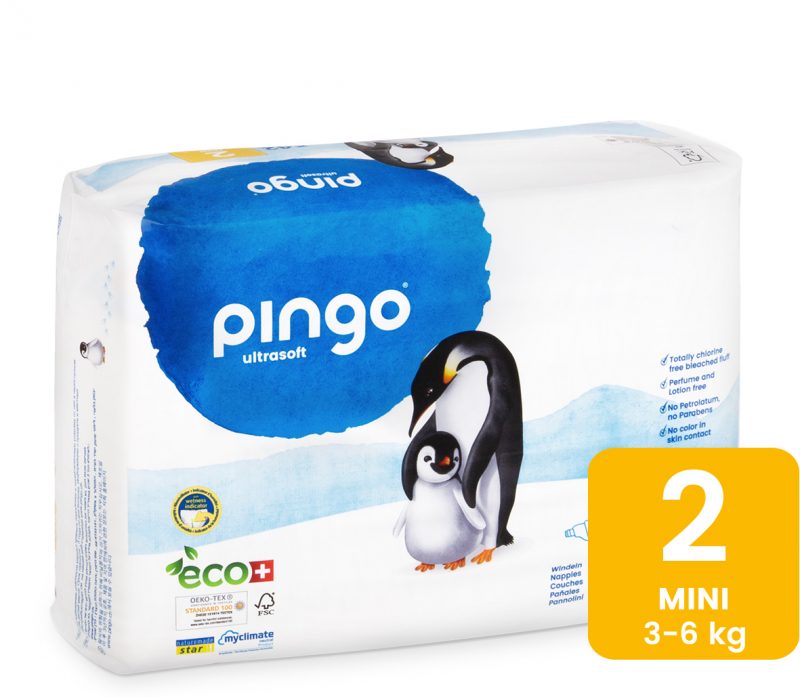 Pingo Couches Mini Taille 2 3-6kg/2*42pcs parapharmacie marrakech targa Maman Bébé