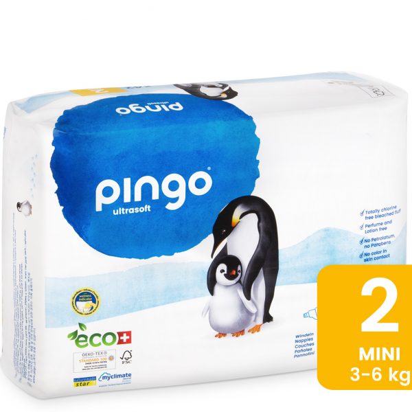 Pingo Couches Mini Taille 2 3-6kg/2*42pcs parapharmacie marrakech en ligne Maman Bébé