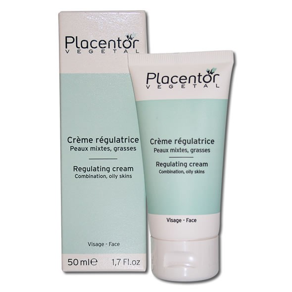 Placentor Vegetal Crème Régulatrice Peaux Mixtes à Grasses 50 ml parapharmacie marrakech en ligne Beauté et Visage Anti imperfections