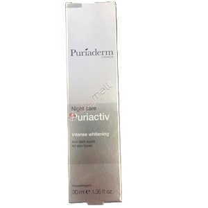 Puriaderm Puriactiv Eclaircissant intense soin de nuit 30 ml parapharmacie marrakech en ligne Beauté et Visage