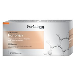 Puriaderm puriphan soin capilaire anti-chute 30 ampoules parapharmacie marrakech en ligne Cheveux Chute de cheveux - Calvitie