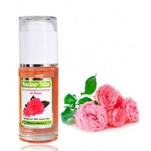 RACINE VITA Huile de beauté à la rose 40 ml parapharmacie marrakech en ligne Bio – Phytoterapie Huiles essentielles - Aromatherapie