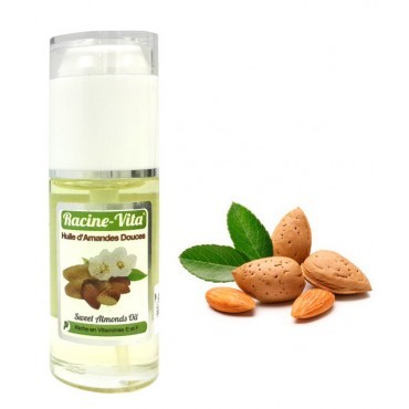 Racine-vita Huile D'amandes Douces 40 ml parapharmacie marrakech en ligne Bio – Phytoterapie Huiles essentielles - Aromatherapie