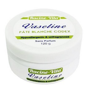 Racine-vita Vaseline pâte blanche codex sans parfum 120g parapharmacie marrakech en ligne Beauté et Visage Hydratants - Nourrissants