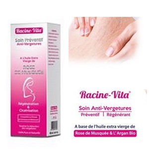 Racine vita soin préventif anti-vergetures à la rose musquée 40ml parapharmacie marrakech en ligne Maman Bébé Maman – Grossesse