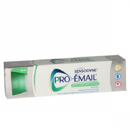 Sensodyne Pro-Email Dentifrice Protection Quotidienne 75 ml parapharmacie marrakech en ligne Corps