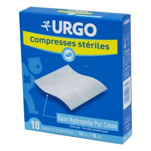 Urgo Compresses Steriles 20X20cm Boite de 10 parapharmacie marrakech en ligne Sante et Bien Etre Premiers secours – Premiers soins