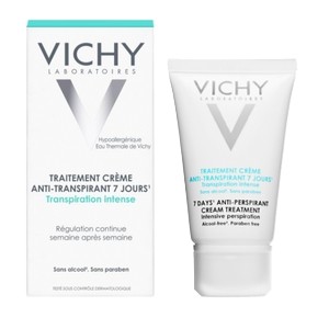 VICHY Traitement Crème Anti-transpirant - Sans alcool Efficacité 7 jours (30ml) parapharmacie marrakech en ligne Corps
