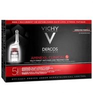 Vichy Dercos AMINEXIL CLINICAL 5 - Hommes  ampoules antichute 21 ampoules parapharmacie marrakech en ligne Hommes Chute de Cheveux