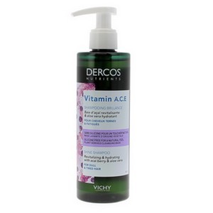 Vichy Dercos Nutrients Shampooing Vitamine A.C.E 250 ml parapharmacie marrakech en ligne Cheveux Shampoing