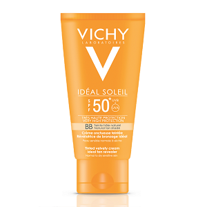 Vichy Idéal Soleil BB Hale Naturel (SPF50+) anti-brillance toucher sec teintée IP50+ (50 ml) parapharmacie marrakech en ligne Corps