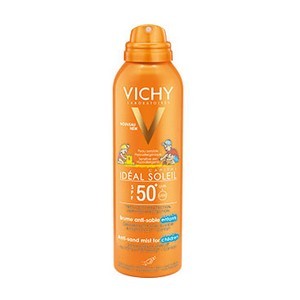 Vichy Ideal Soleil Brume Anti-sable Protection enfants SPF 50+ lait solaire 200 ml parapharmacie marrakech en ligne Soins solaires