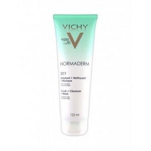 Vichy Normaderm 3en1  Exfoliant+Nettoyant+Masque 125ml parapharmacie marrakech en ligne Beauté et Visage Anti imperfections